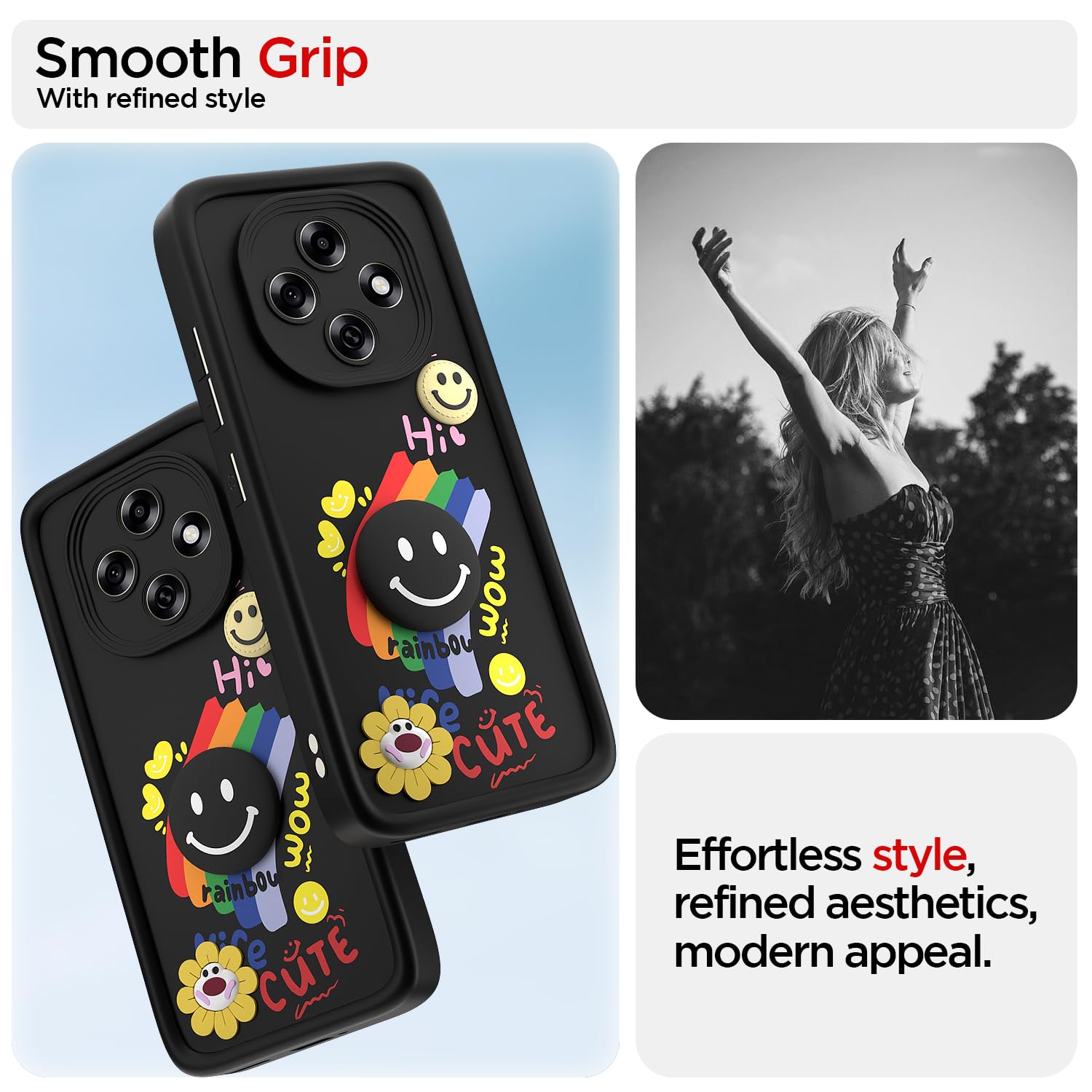 Pikkme black phone cover for Oppo F31 Pro 5G – photo 2