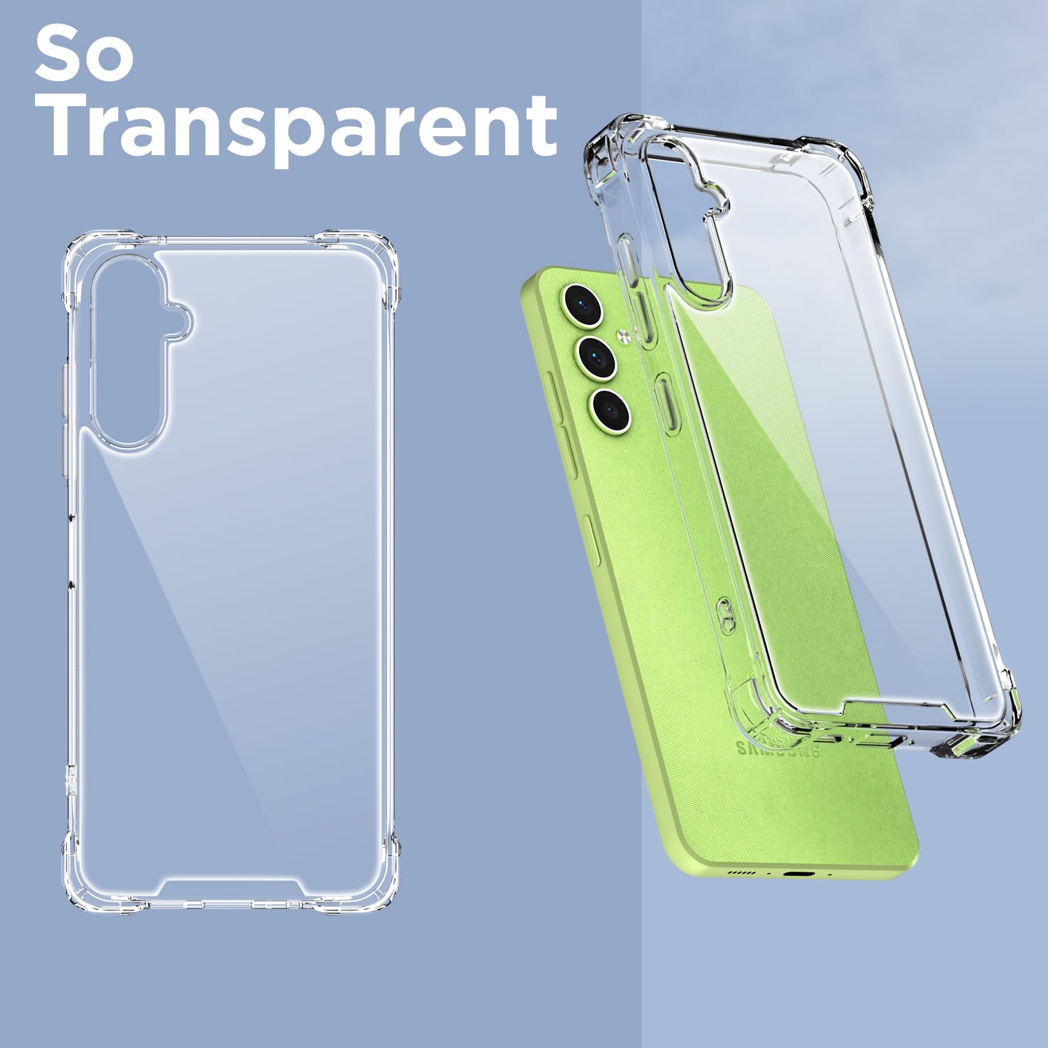 Transparent mobile cover for Samsung A34 5G – Pikkme – photo 2