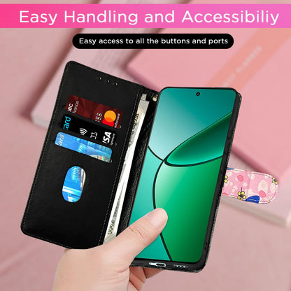 Pikkme pink flower Wallet flip case for Realme 12 Plus/P1/Narzo 70/70 Pro 5G – photo 7