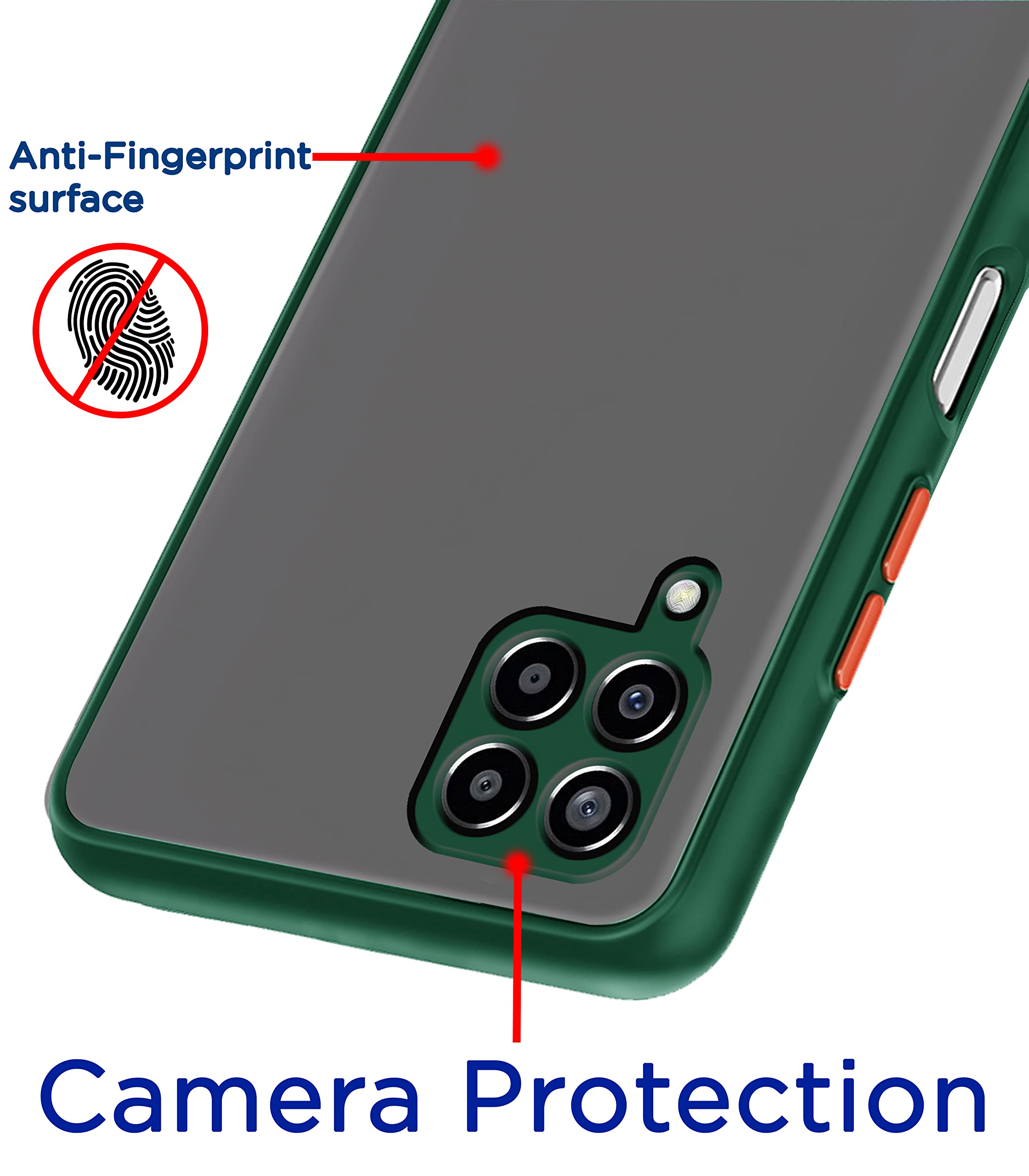 Green Hybrid back cover for Samsung M53 5G – Pikkme – photo 4