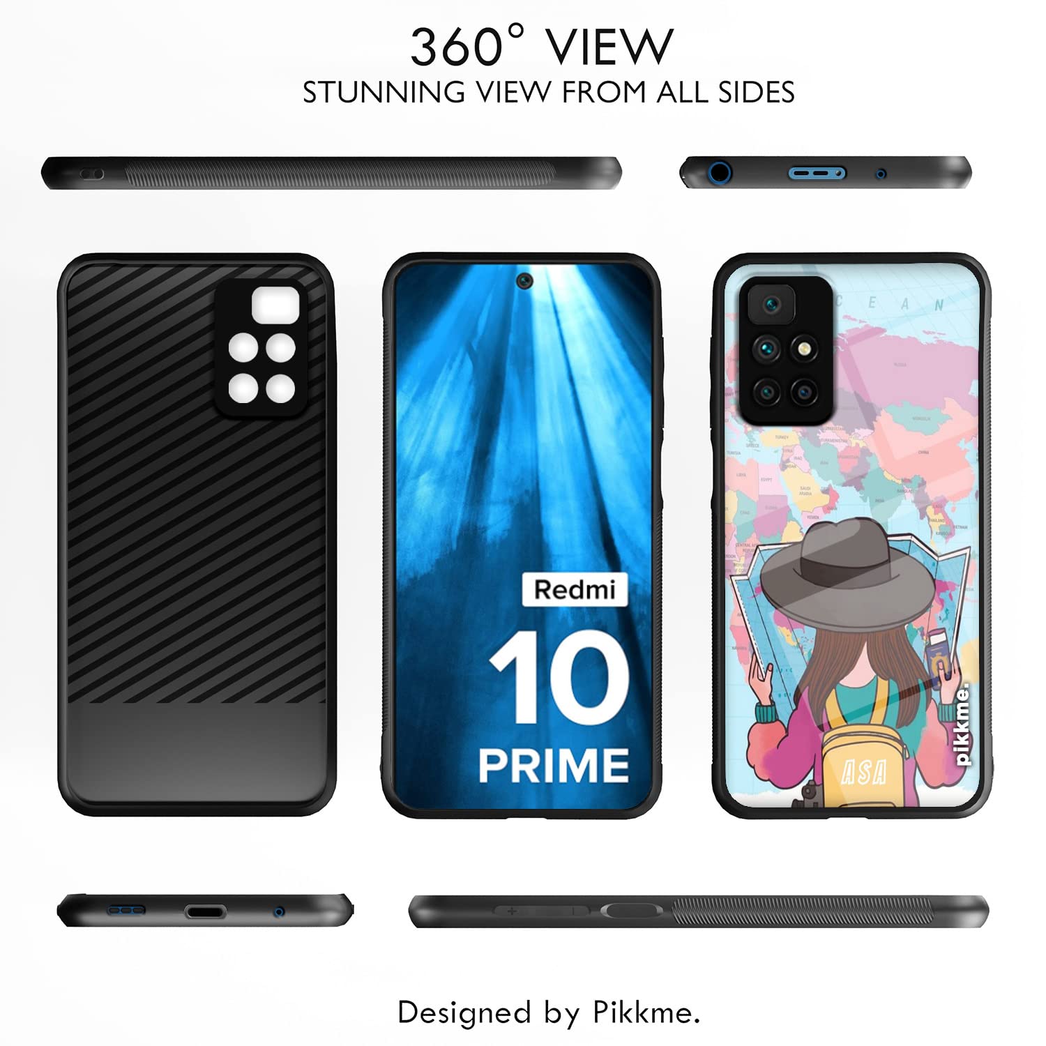 Redmi 10 Prime Hybrid mobile back cover by Pikkme – photo 2