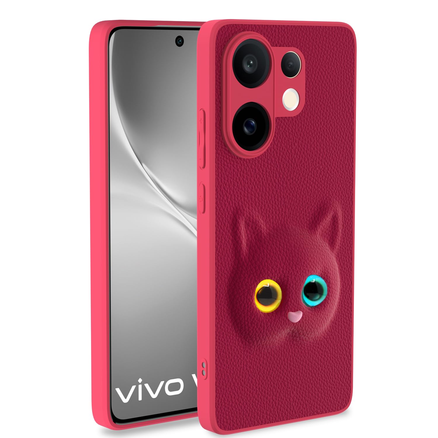 Pink Cat phone cover for Vivo V60/T4 Pro 5G – Pikkme