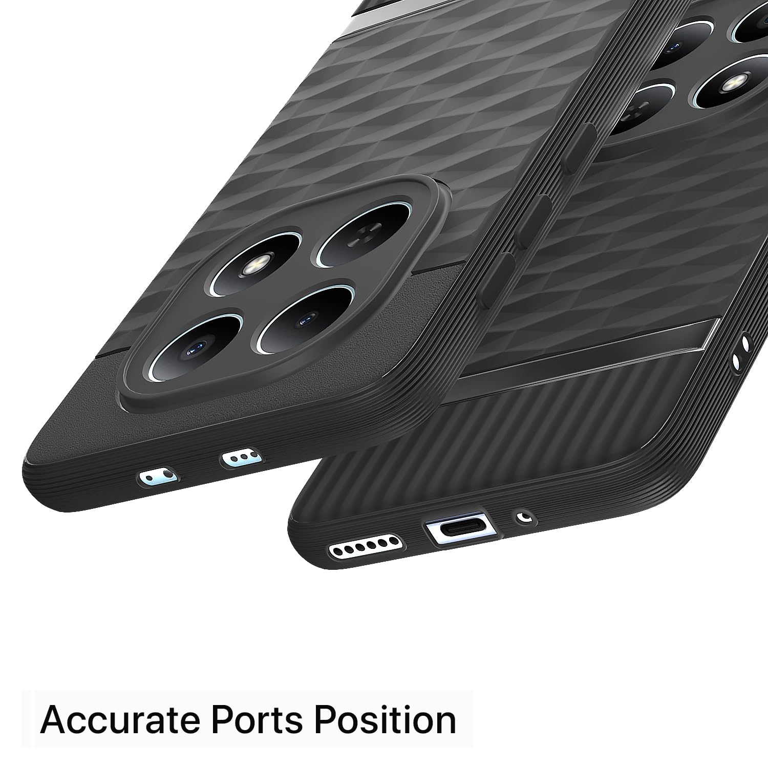 Redmi Note 15 5G Silicone mobile cover in black by Pikkme – photo 4
