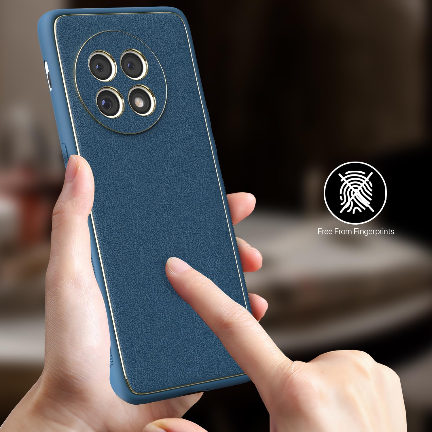 Pikkme OnePlus 11R 5G Chrome blue mobile back cover – photo 8