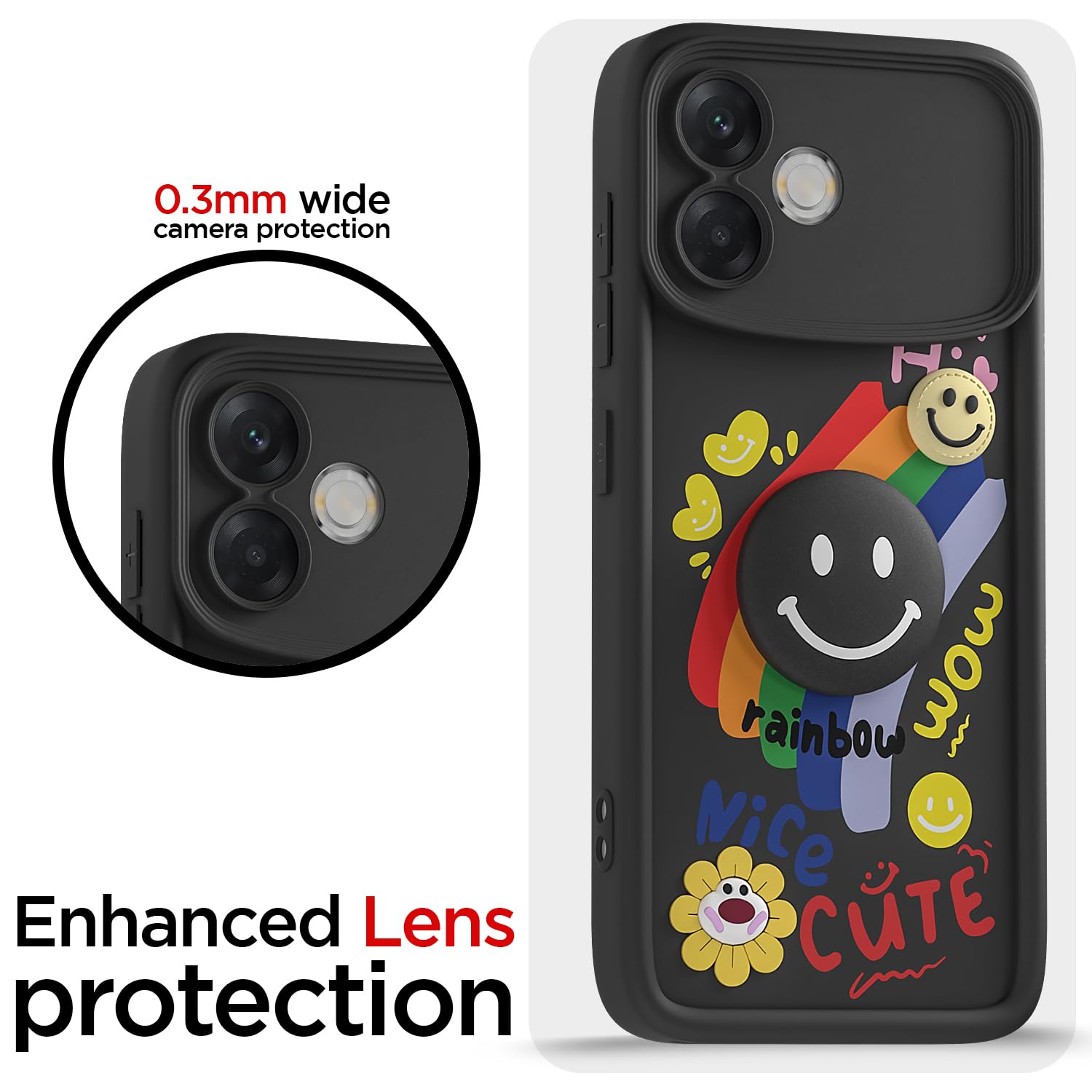 Pikkme black phone cover for Oppo F33 Pro 5G – photo 5