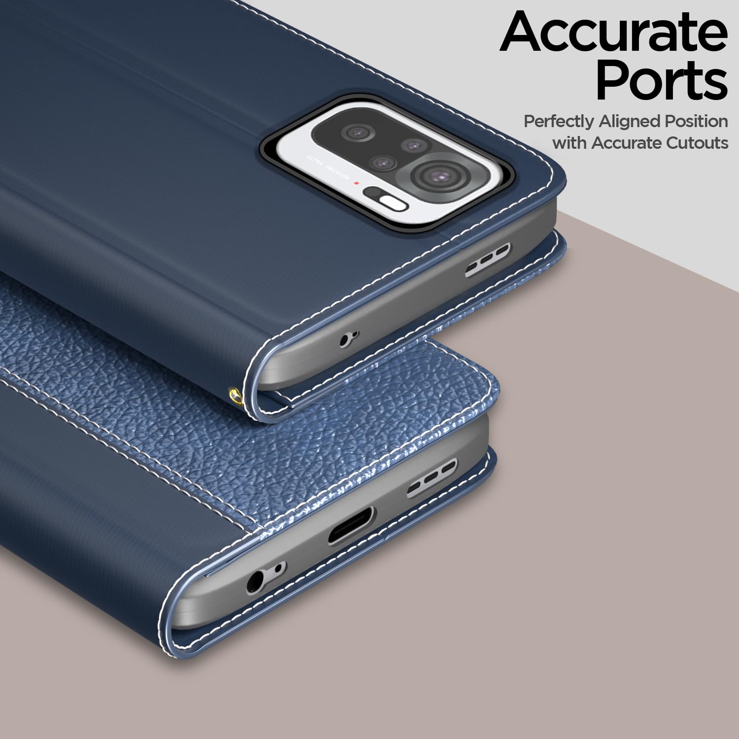 Blue Wallet mobile flip cover for Redmi Note 10/10s/11 SE – Pikkme – photo 2