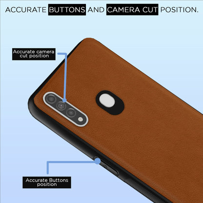 Pikkme Oppo A31 Leather camel phone cover – photo 6