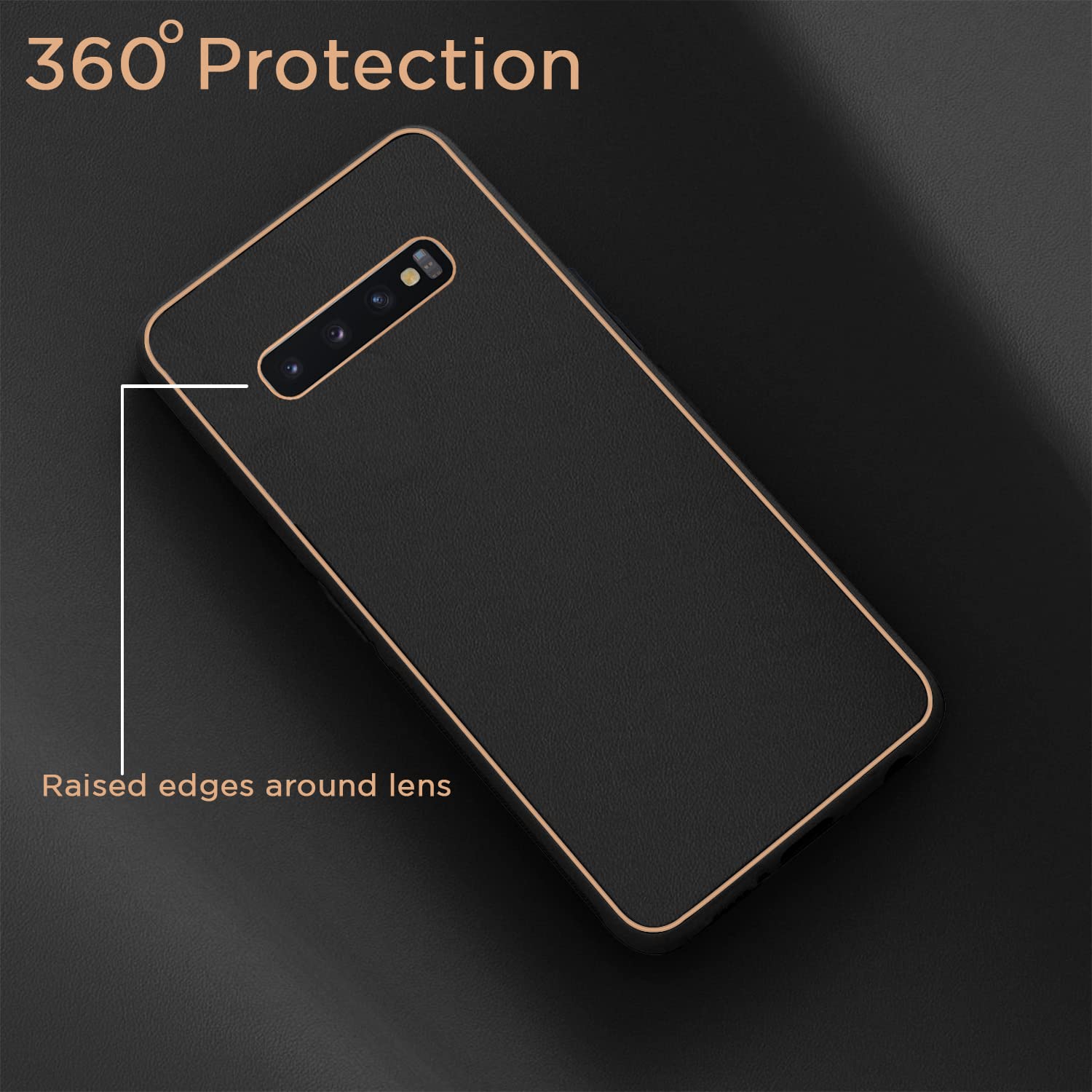 Samsung S10 Plus Chrome back cover in black by Pikkme – photo 4