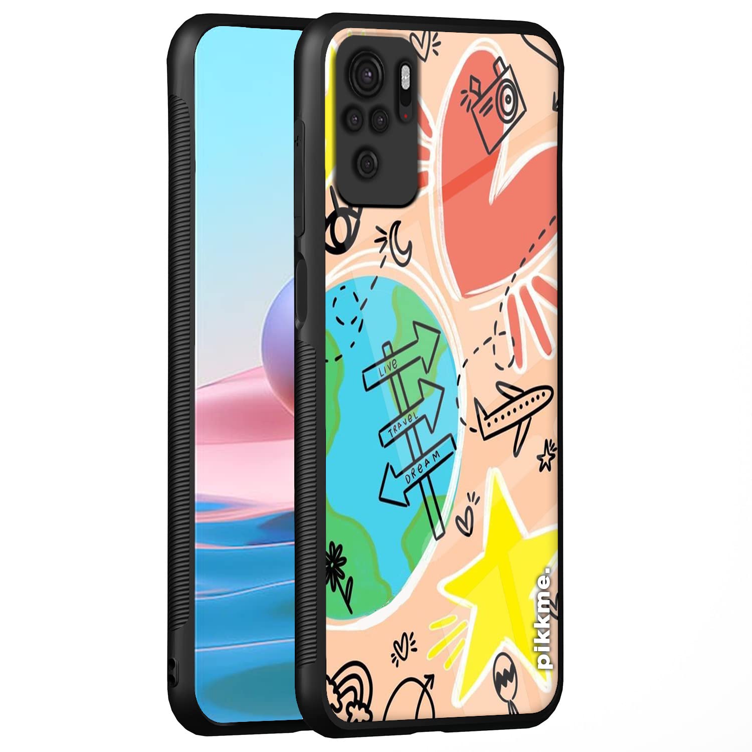 Pikkme Hybrid phone cover for Redmi Note 10/Note 10s