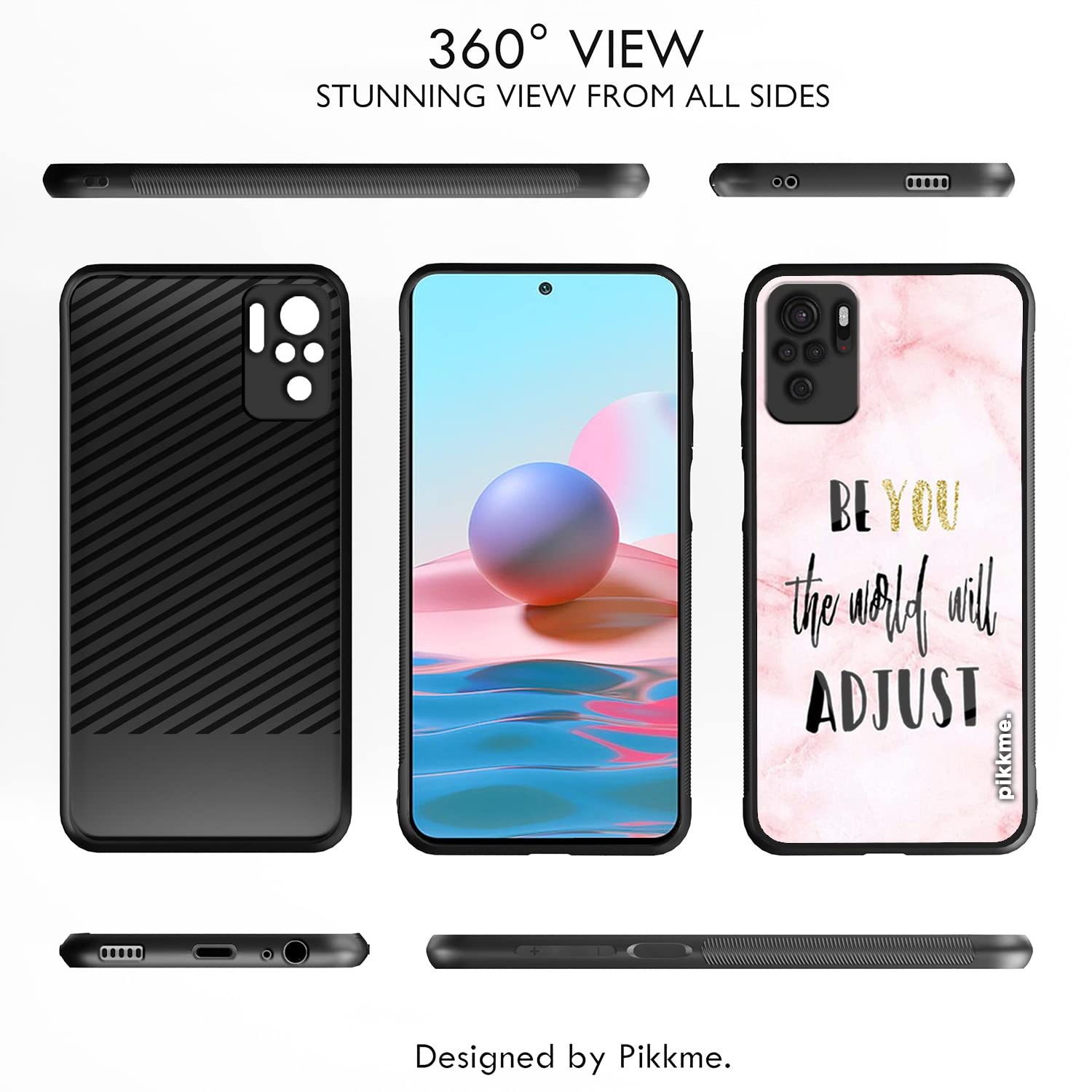 Redmi Note 10/Note 10s Hybrid back cover by Pikkme – photo 2