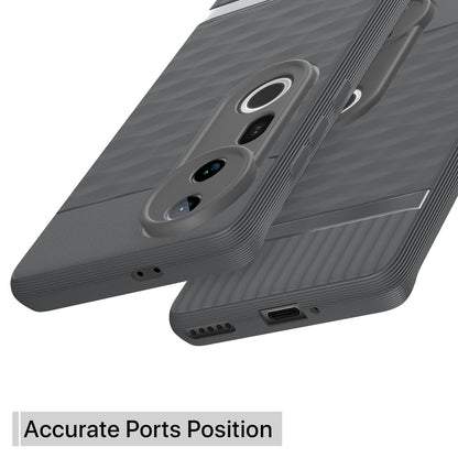 Pikkme Vivo T4 Ultra 5G Shockproof Soft Flexible Gencase Back Cover (Grey)