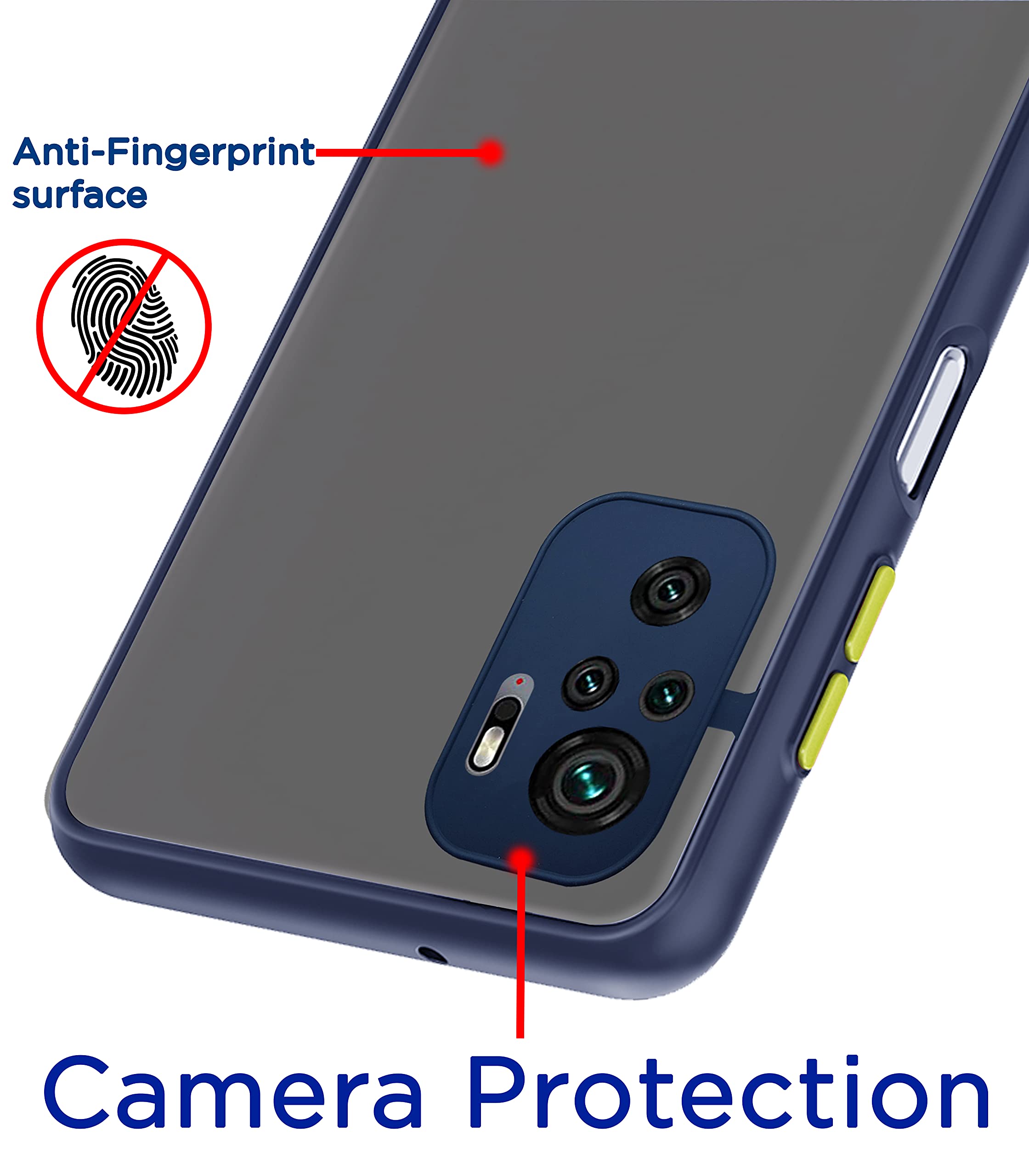 Redmi Note 10/Note 10s phone cover in blue by Pikkme – photo 2