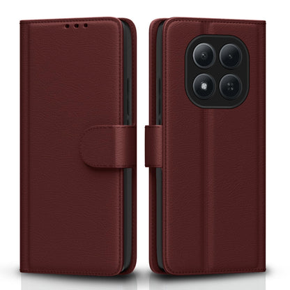 Pikkme Redmi Note 15 Pro 5G brown wallet flip cover