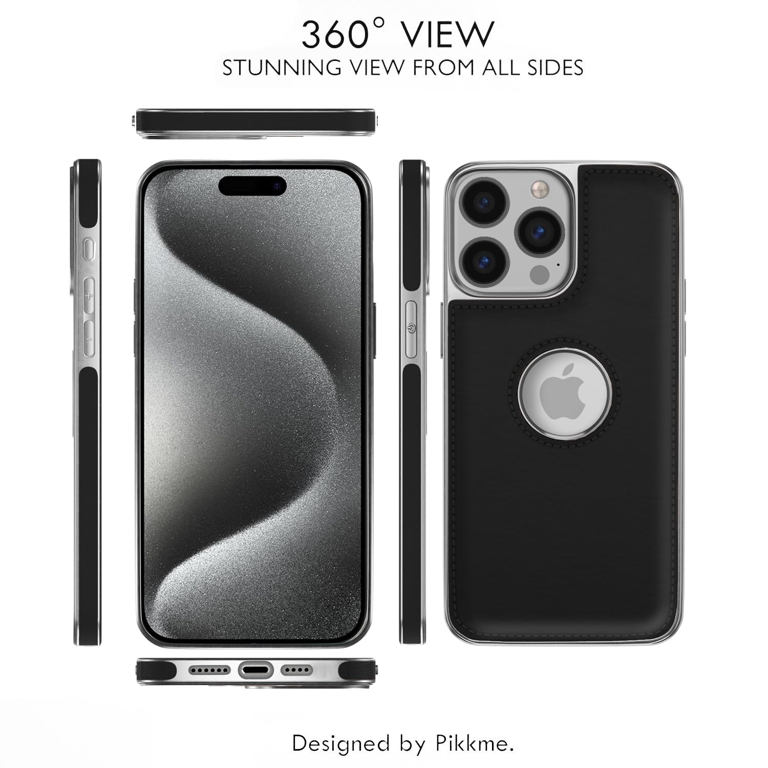 Pikkme iPhone 15 Pro black mobile cover – photo 2