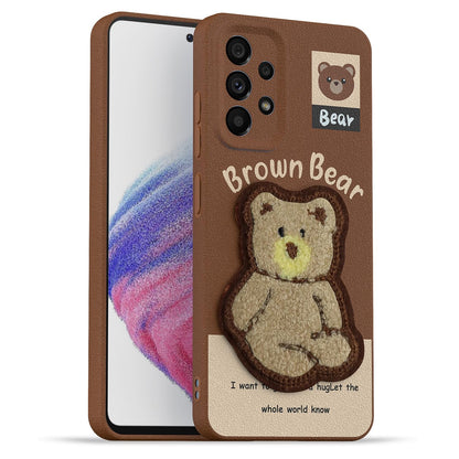 Pikkme brown mobile back cover for Samsung A53 5G