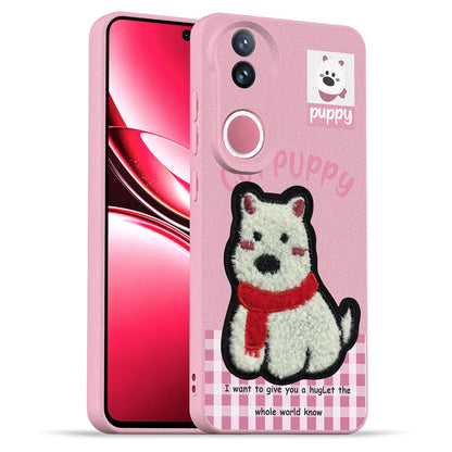 Pikkme iQOO Z10R/Vivo V50/V50e/T4R 5G pink back cover
