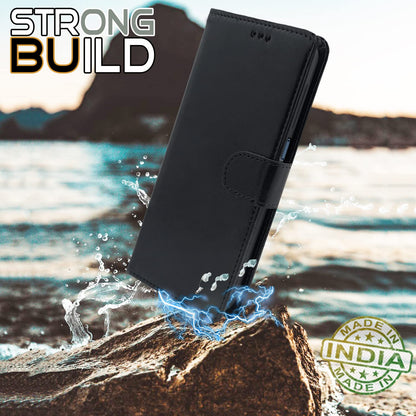 iQOO 9 SE 5G wallet flip cover in black by Pikkme – photo 2