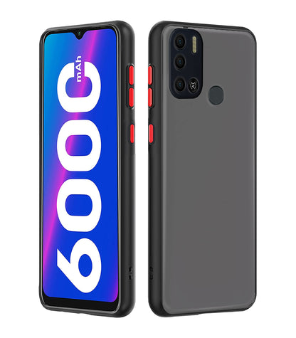 Black Hybrid mobile cover for Tecno Spark 6 Air – Pikkme
