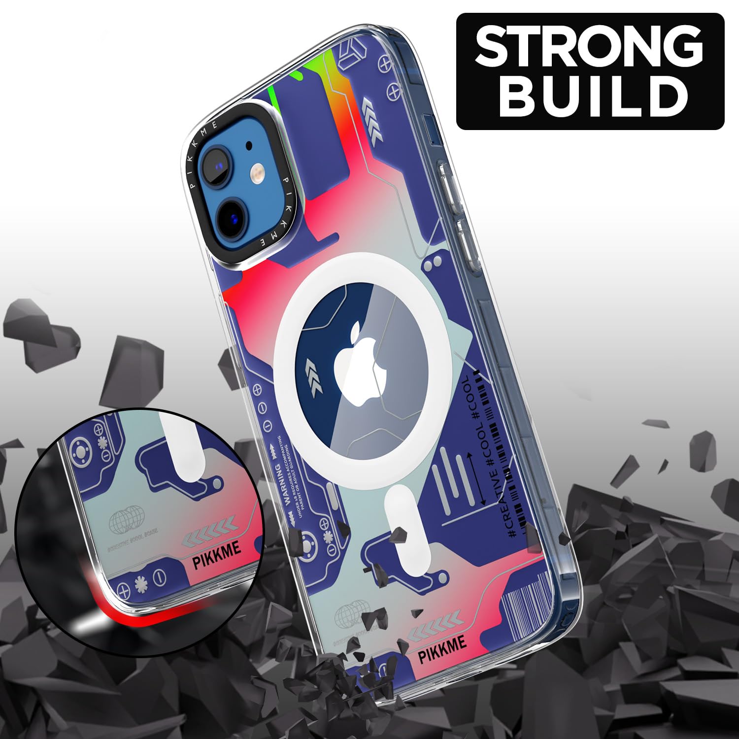 Pikkme blue back cover for iPhone 12 – photo 7