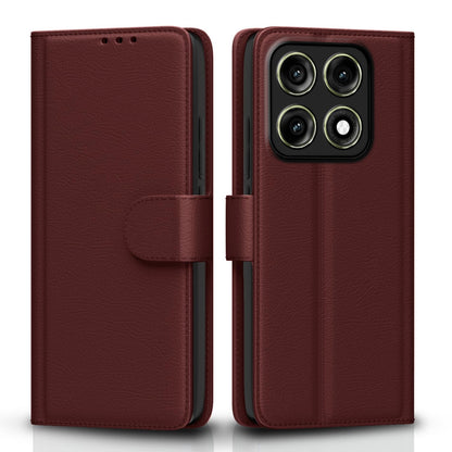 Pikkme brown Wallet mobile flip cover for Moto Edge 70 Pro 5G