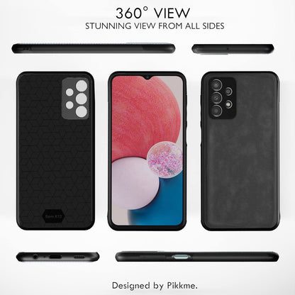 Grey Leather back cover for Samsung A13 4G – Pikkme – photo 3