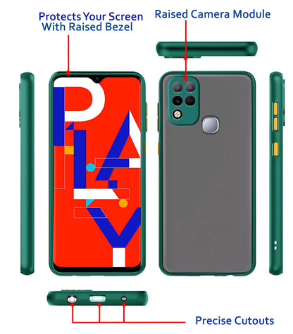 Green Hybrid mobile cover for Infinix Hot 10s – Pikkme – photo 3