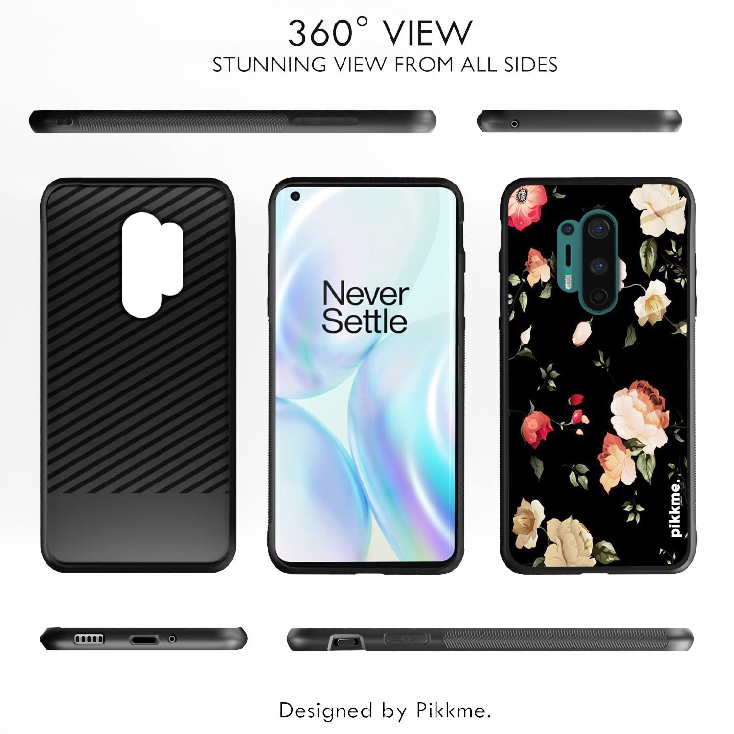Pikkme Flower back cover for OnePlus 8 Pro – photo 2