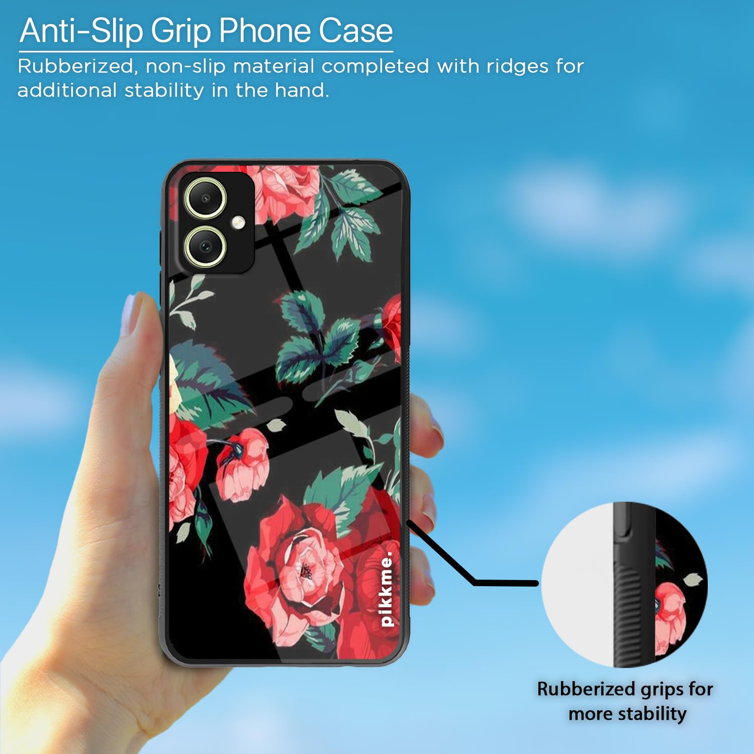 Samsung A05/M05/F05 Flower phone cover by Pikkme – photo 5