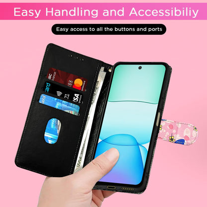Redmi 13/Poco M6 Plus 5G flip case in pink flower by Pikkme – photo 7