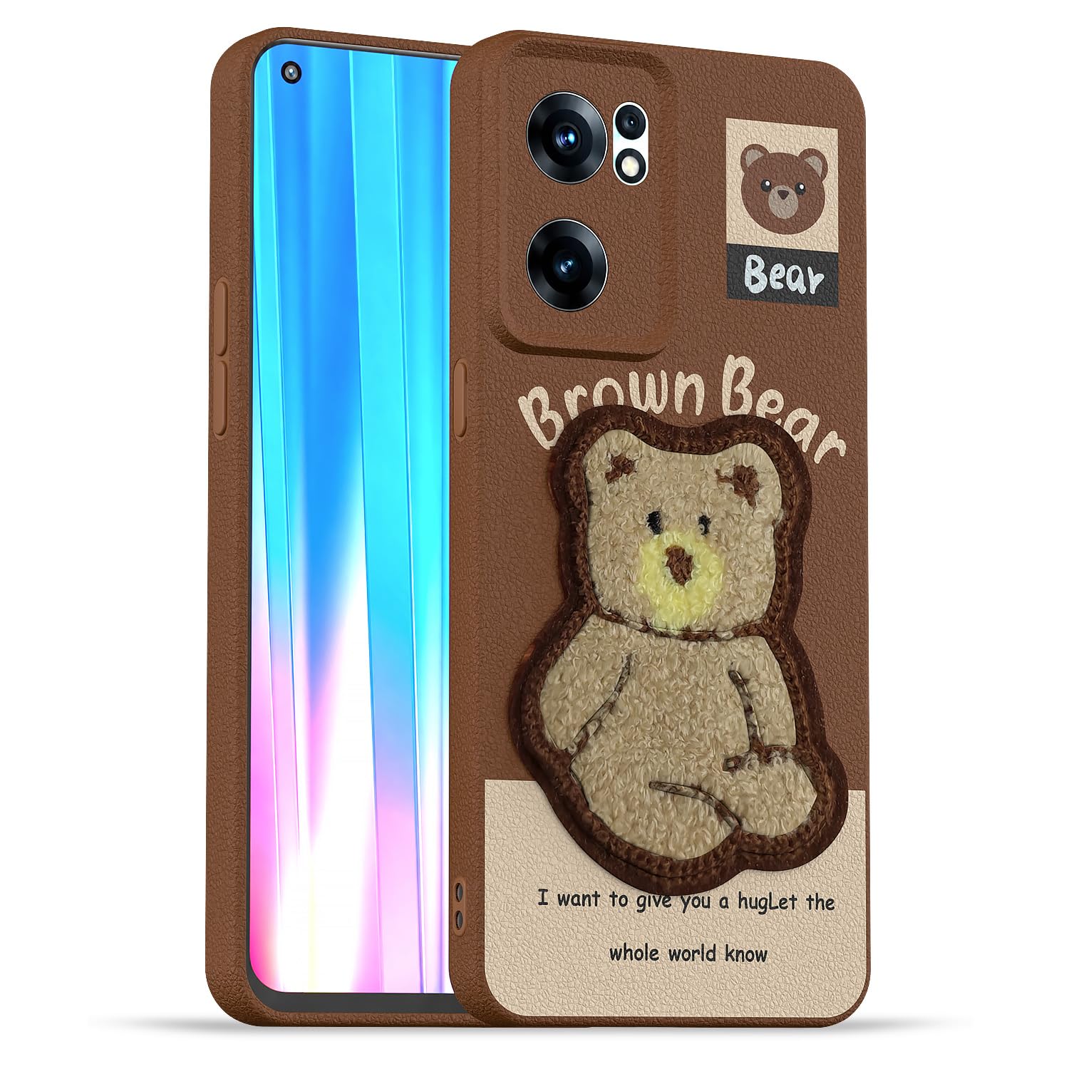Pikkme brown mobile back cover for OnePlus Nord CE 2 5G