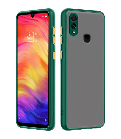 Pikkme green mobile back cover for Vivo V9