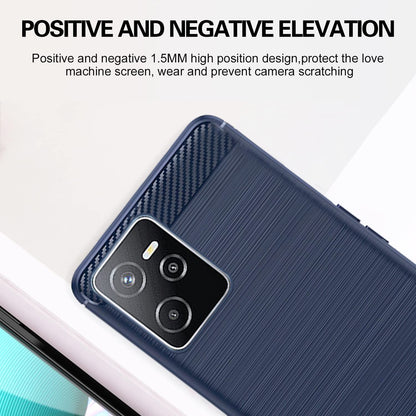 Realme Narzo 50A Prime mobile back cover in blue by Pikkme – photo 5