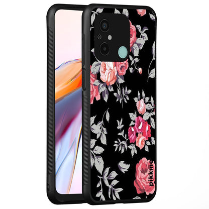 Pikkme Redmi 12C/Poco C55 Flower back cover
