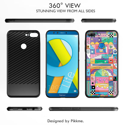 Pikkme Honor 9 Lite Hybrid mobile back cover – photo 2