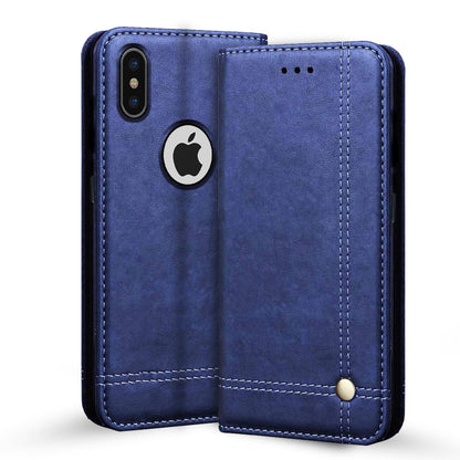 Magnetic Flip Cover (Blue) flip case in blue by Pikkme