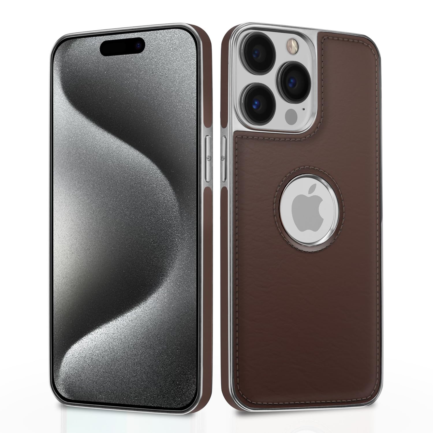 Pikkme iPhone 15 Pro coffee phone cover