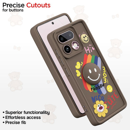 Realme 16 Pro Plus 5G Smile Rainbow mobile cover in brown by Pikkme – photo 6