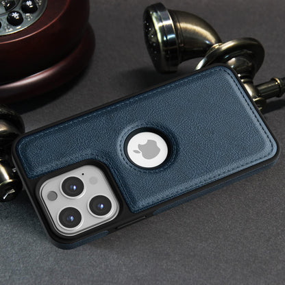 Pikkme blue Leather mobile back cover for iPhone 13 Pro – photo 5