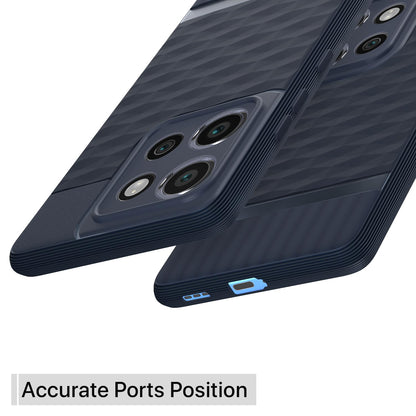 Pikkme Moto G86 5G Silicone blue mobile cover – photo 4