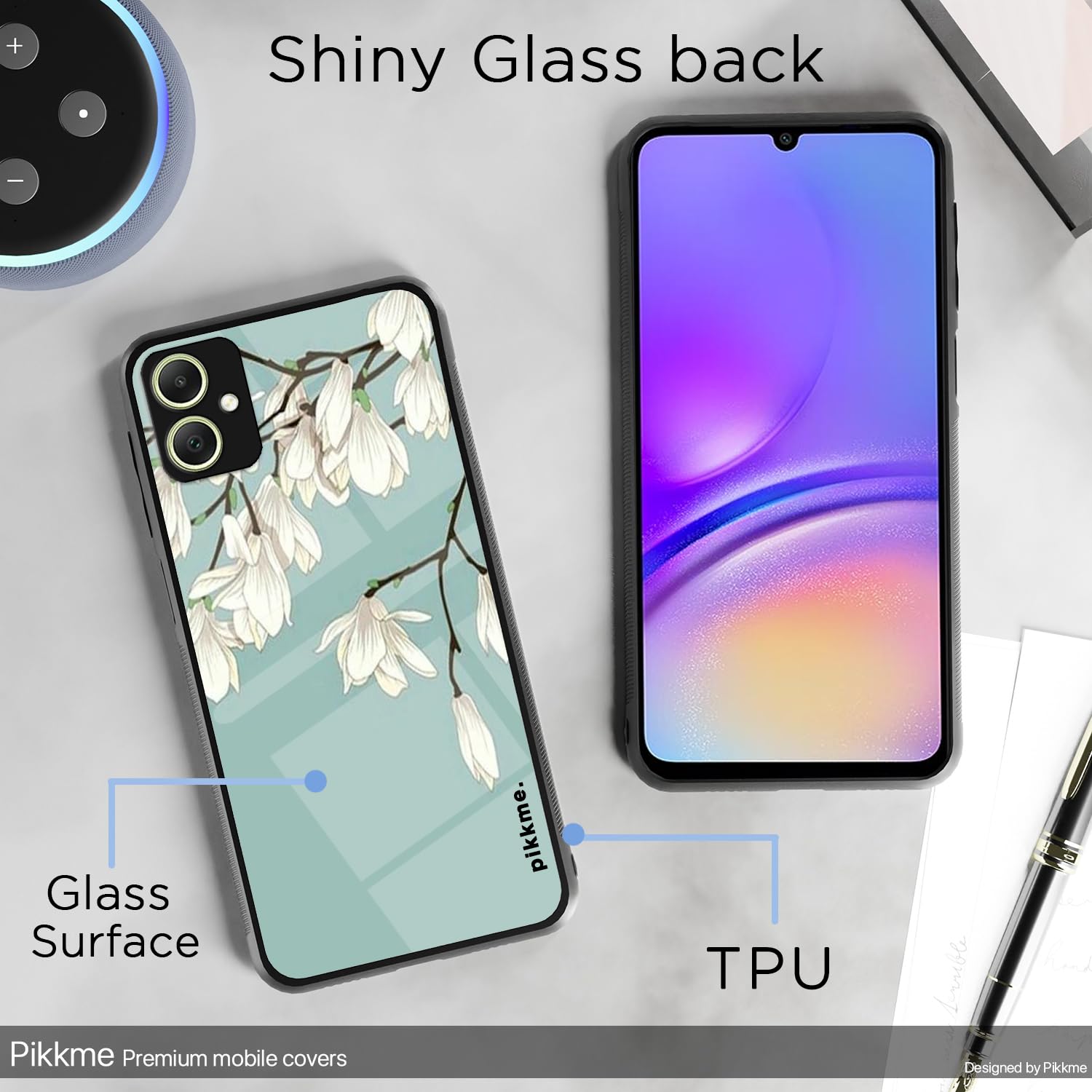 Samsung A05/M05/F05 Flower phone cover by Pikkme – photo 3