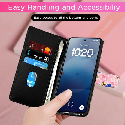 Pikkme pink flower Wallet flip cover for Nothing Phone 3a Pro 5G – photo 7