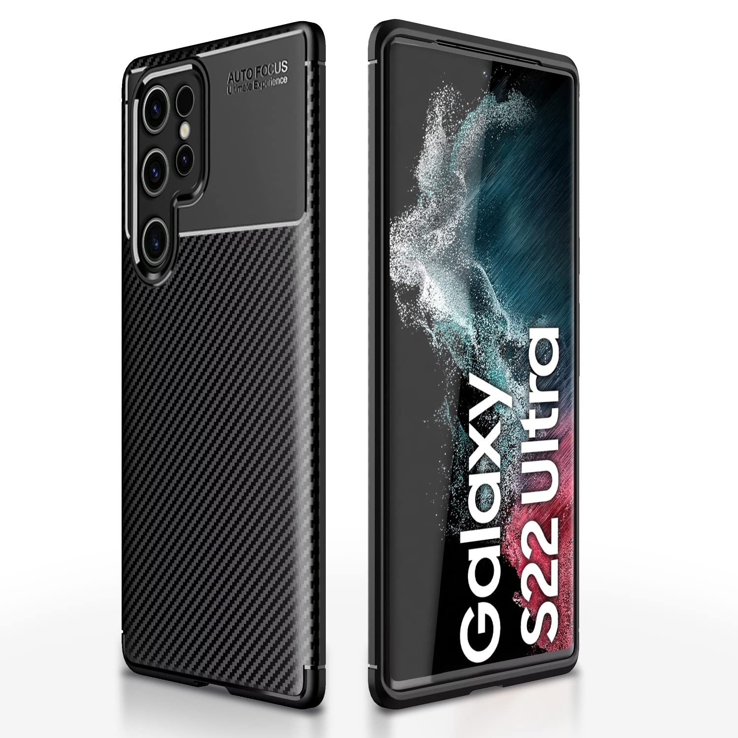 Pikkme Samsung S22 Ultra 5G black mobile cover