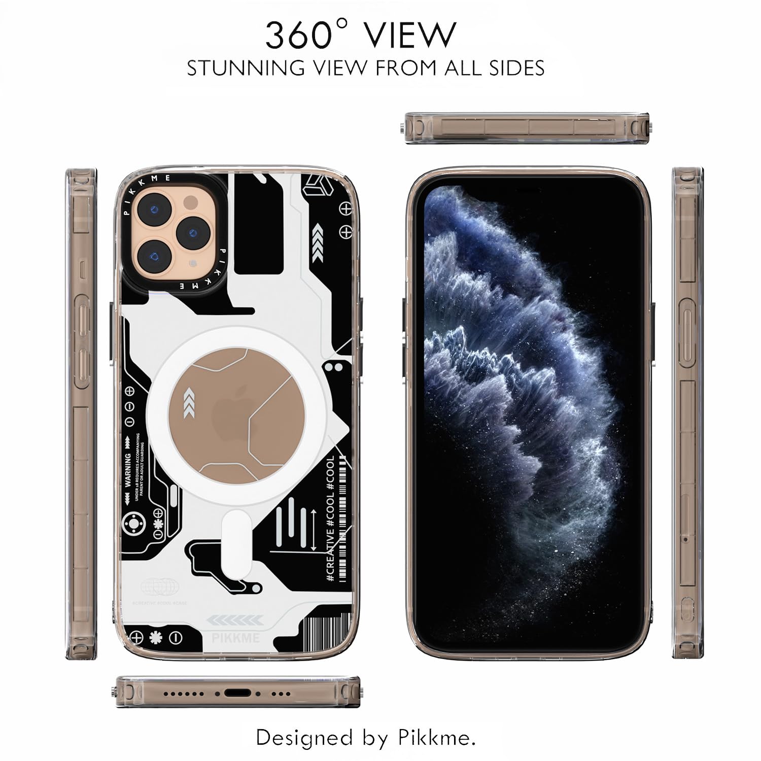 iPhone 11 Pro mobile back cover in black by Pikkme – photo 3