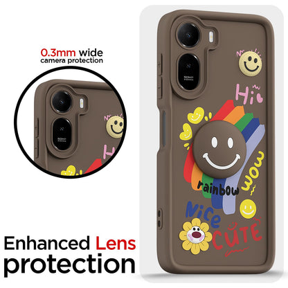 Pikkme Redmi A7 Pro/Poco C85x 5G Soft Silicone brown mobile back cover – photo 5