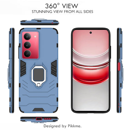 Pikkme Realme Narzo 80x/P3x/14X 5G D5 Tough Armor blue phone cover – photo 3