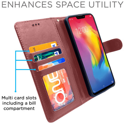 Pikkme Vivo Y83 Pro brown flip case – photo 3