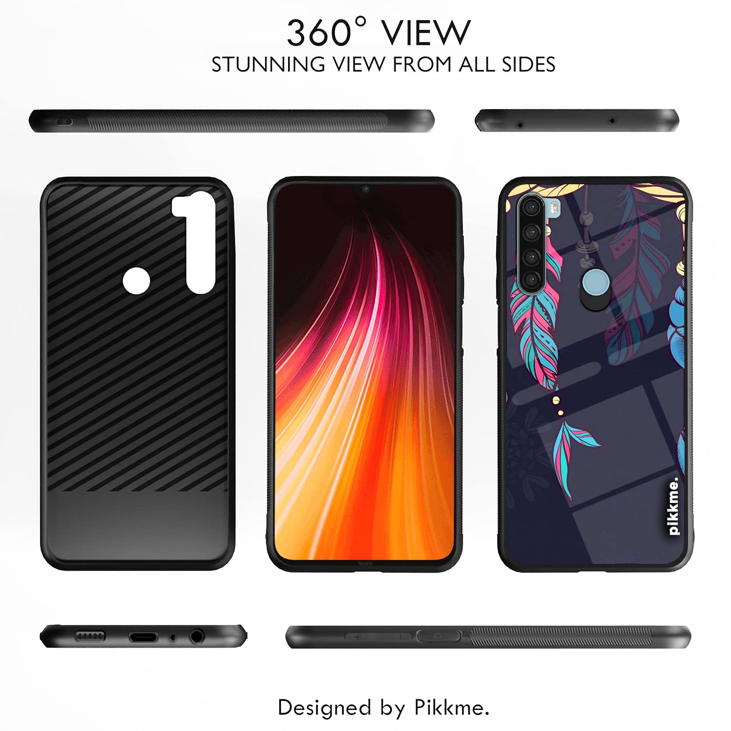 Redmi Note 8 Flower mobile cover by Pikkme – photo 2