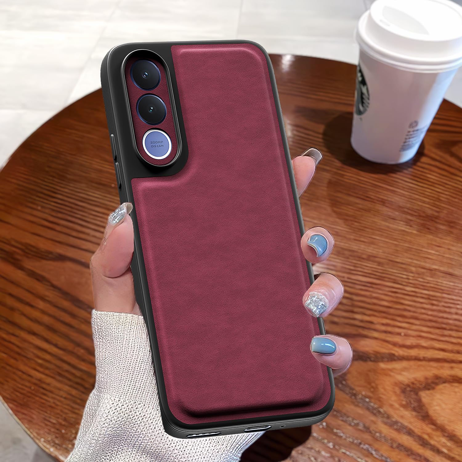 Vivo V70 FE 5G mobile back cover in purple by Pikkme – photo 7