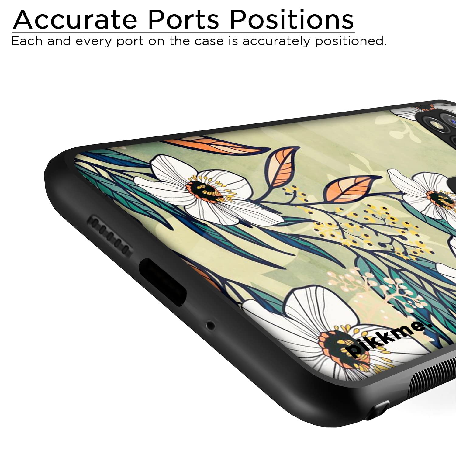 Pikkme Flower mobile back cover for Redmi 10A/9, Poco C31 – photo 6