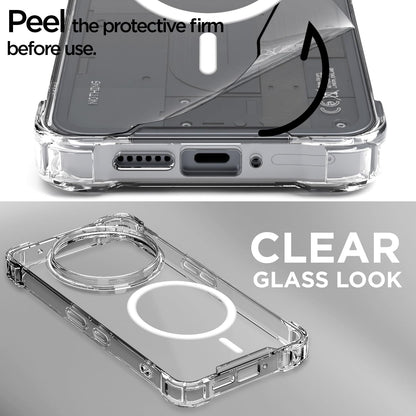Nothing Phone 3a Pro 5G mobile back cover in transparent mag-safe by Pikkme – photo 3